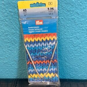 NWT Prym Circular Knitting Needles - US 3 3.25mm 16”/40cm DESIGNED IN GERMANY